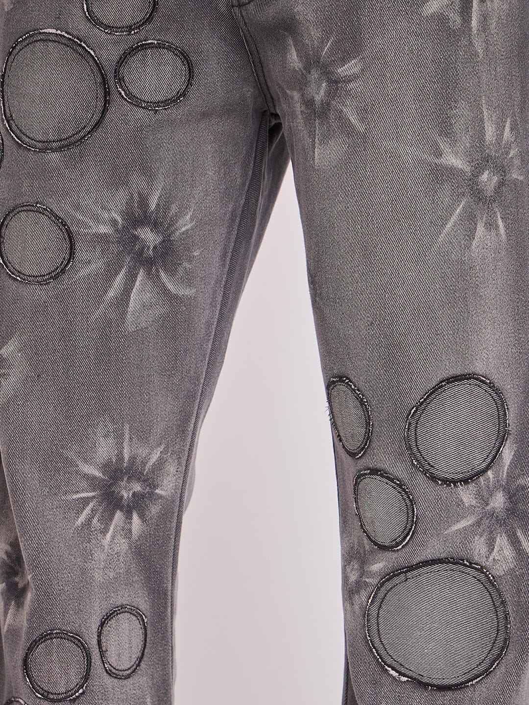 Black Oxygen Bubble Washed Denim - Image 5