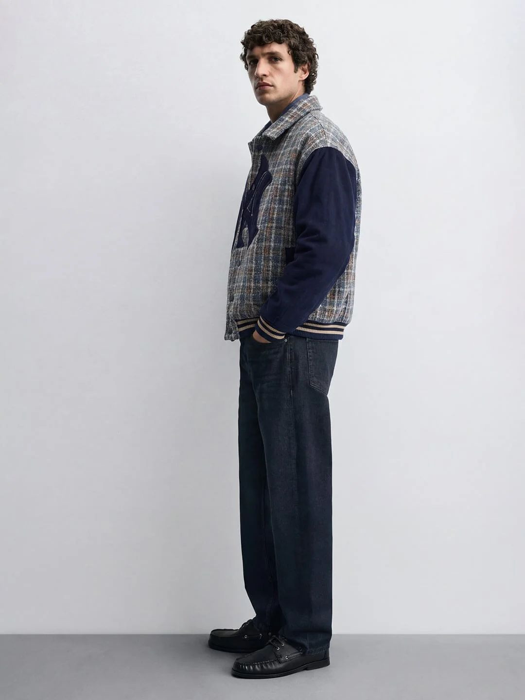 Blue Tweed NY Applique Jacket - Image 5