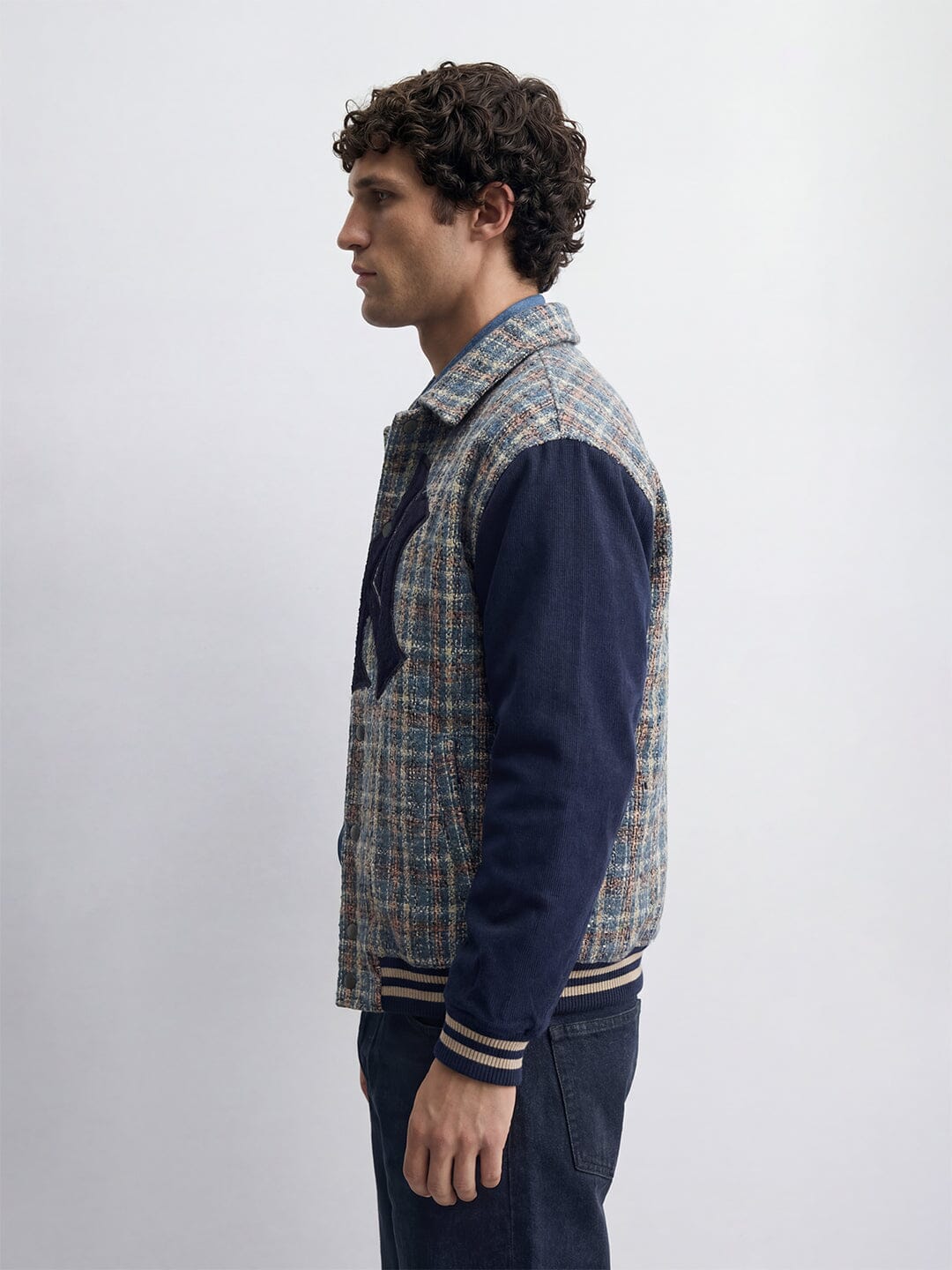 Blue Tweed NY Applique Jacket - Image 7