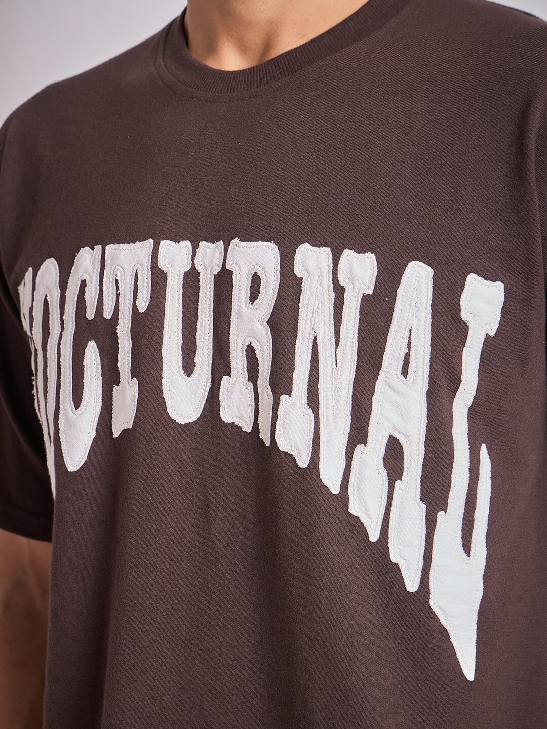 Brown Nocturnal Oversized Tshirt - Image 6