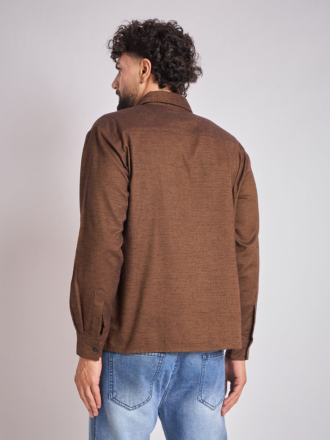 Copper Flannel Applique Shirt - Image 4