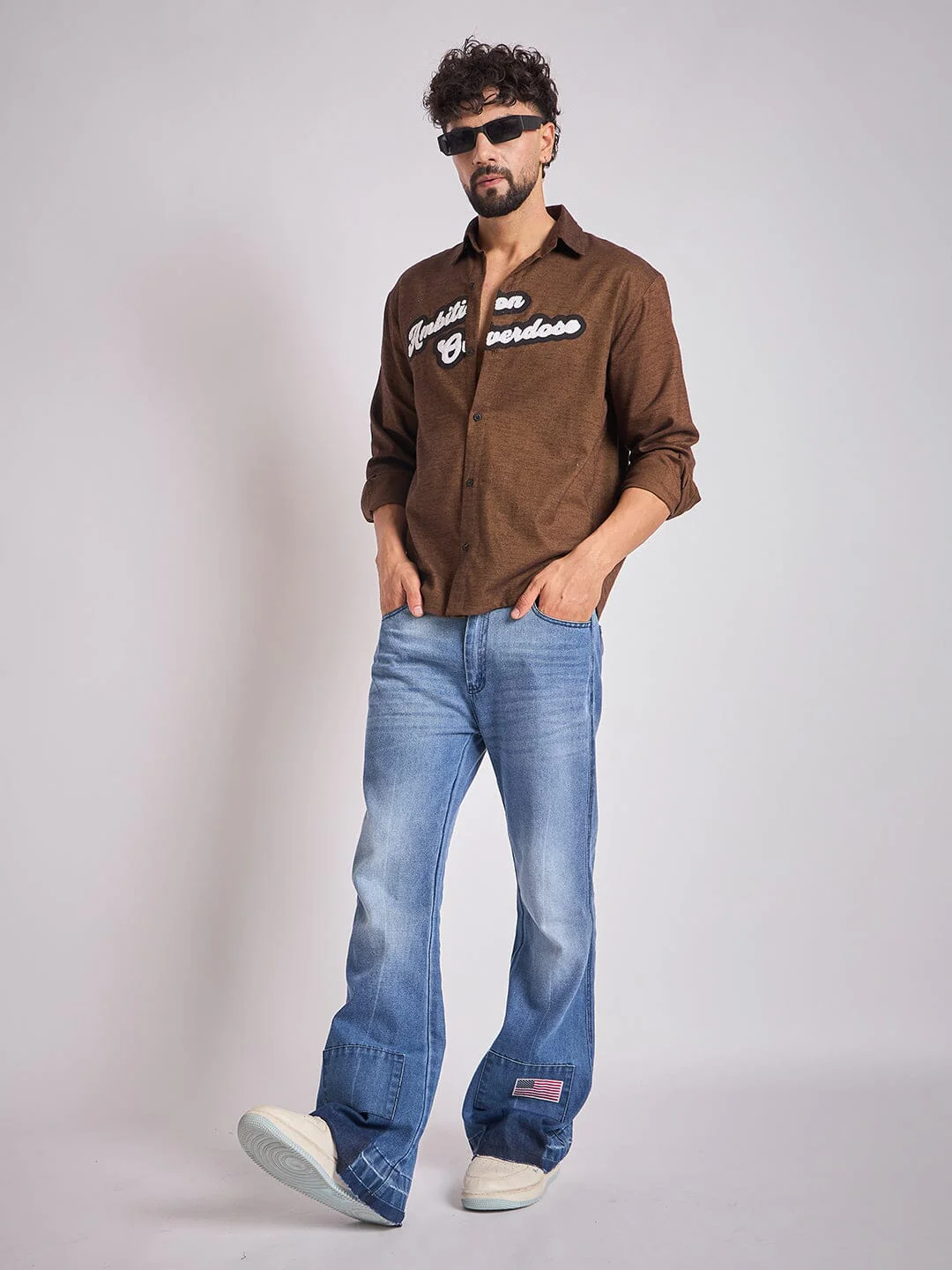 Copper Flannel Applique Shirt - Image 5