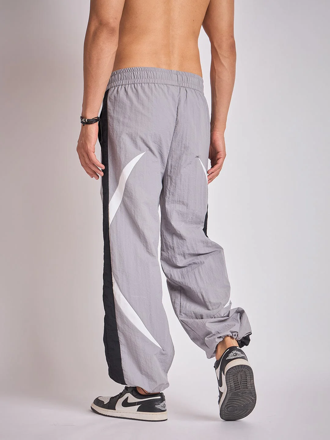Grey Crescent Patch Trackpants - Image 8