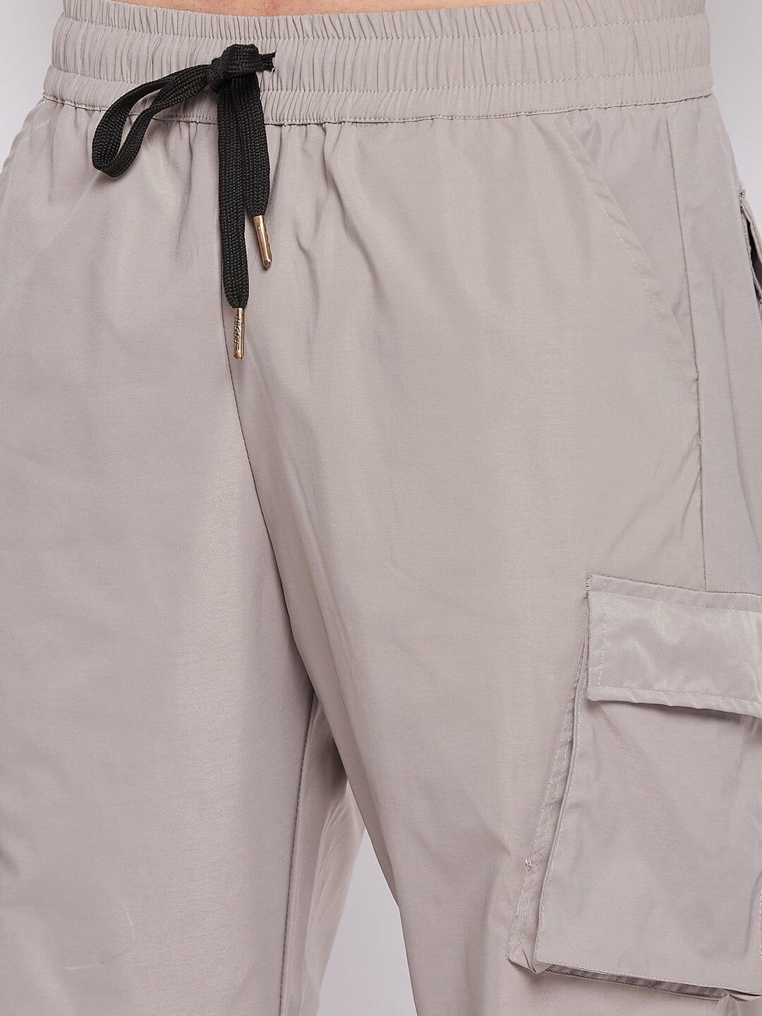 Grey Tactical Cargo Trackpants - Image 5