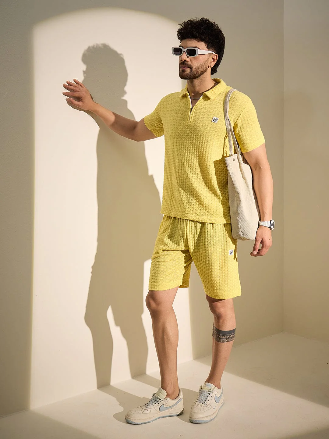 Lemon Textured Knitted Coord Set - Image 6