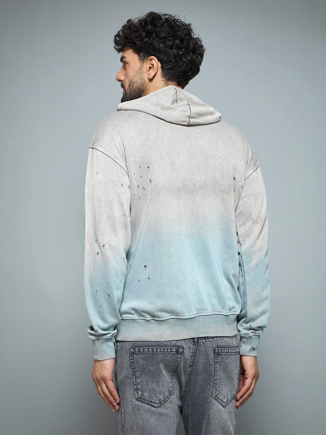 Mould Distressed Vintage Washed Hoodie - Image 4