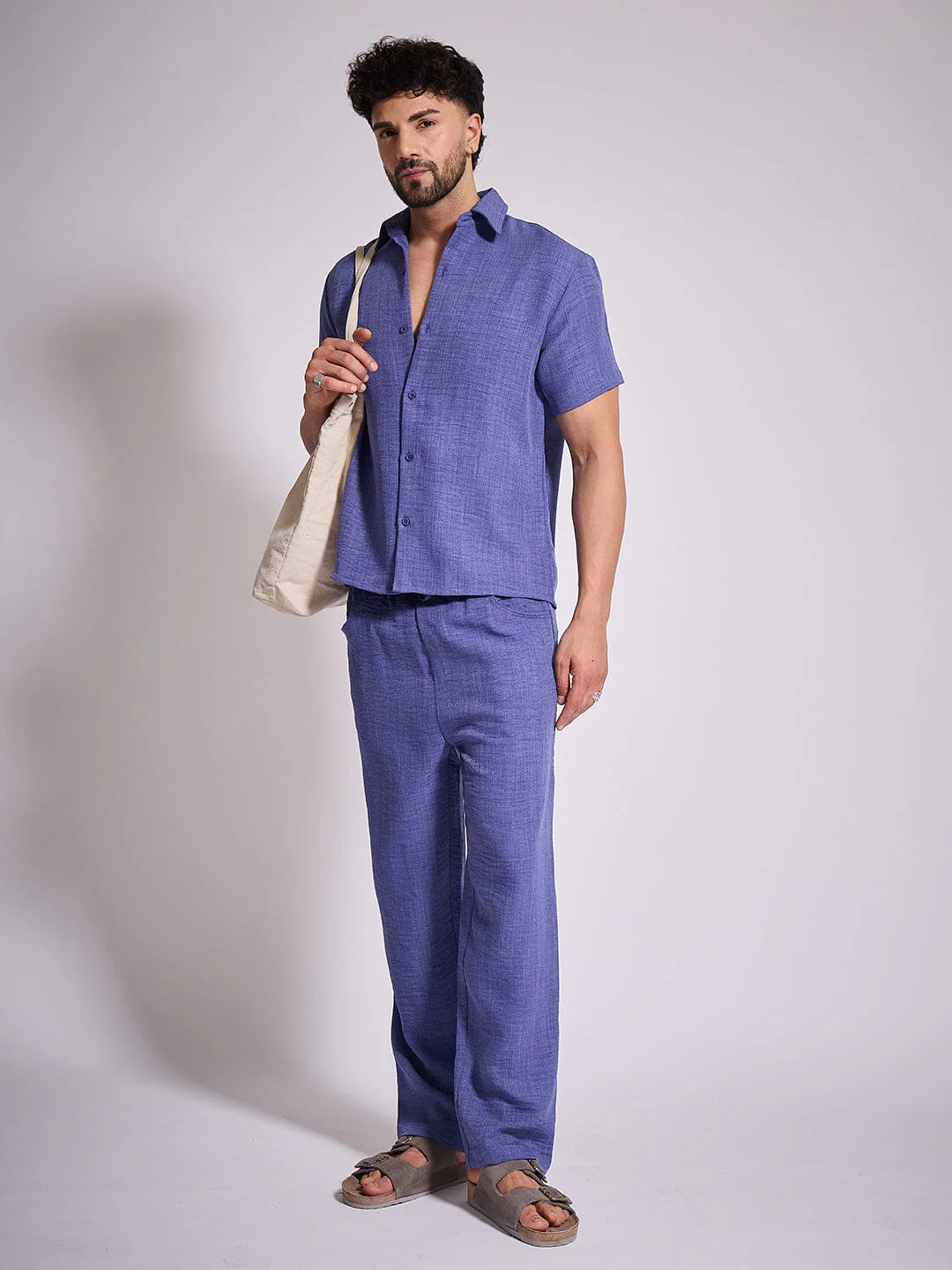 Navy Overdyed PJ Coord Set - Image 4