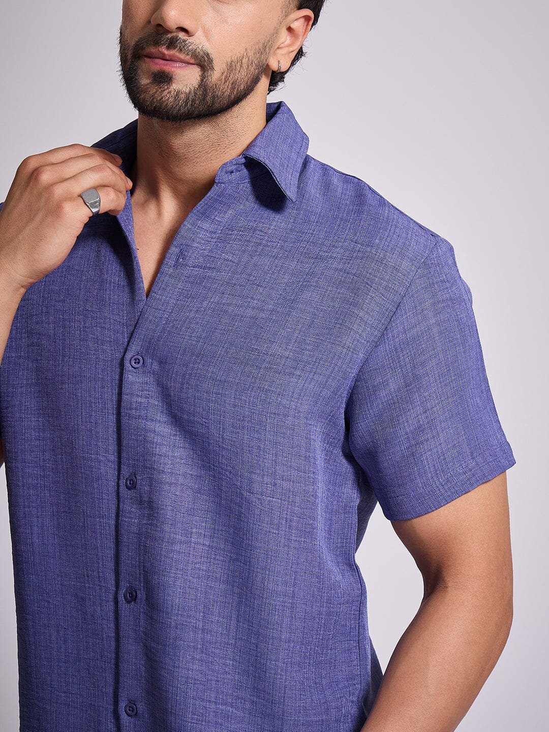 Navy Overdyed PJ Coord Set - Image 5